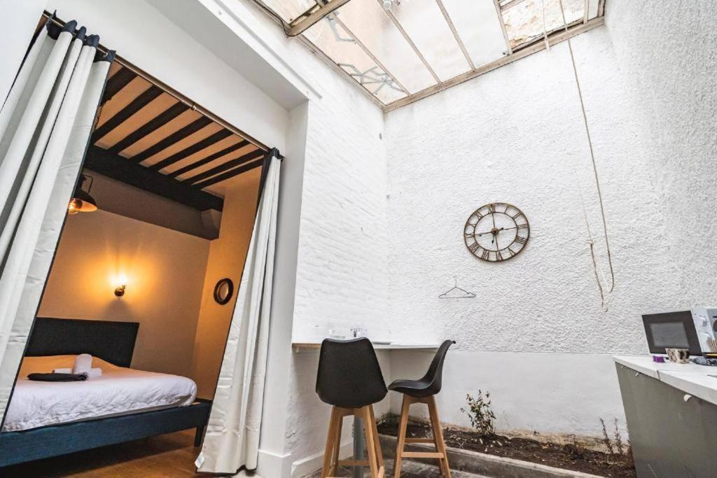 Steam, Baignoire Balneo Et Clim Apartment Reims Bagian luar foto