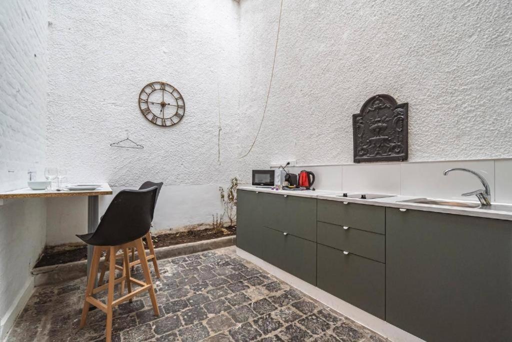 Steam, Baignoire Balneo Et Clim Apartment Reims Bagian luar foto